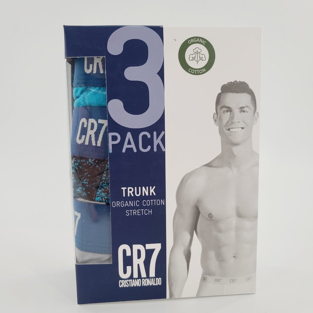 CR7 3 Pack Trunk Organic Cotton Stretch